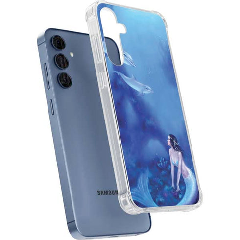 Ultramarine by Rachel Anderson Galaxy A55 5G Clear Case