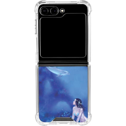 Ultramarine by Rachel Anderson Galaxy Z Flip6 Clear Case