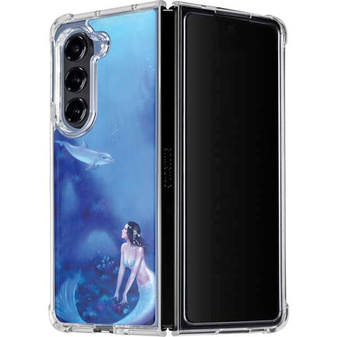 Ultramarine by Rachel Anderson Galaxy Z Fold5 5G Clear Case