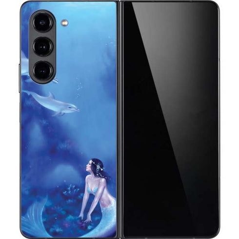 Ultramarine by Rachel Anderson Galaxy Z Fold5 5G Skin
