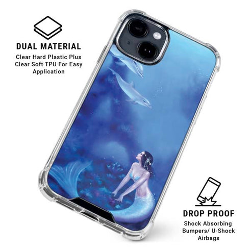 Ultramarine by Rachel Anderson iPhone 15 Clear Case