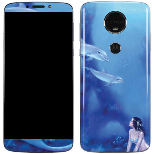 Ultramarine by Rachel Anderson Moto E5 Plus Skin