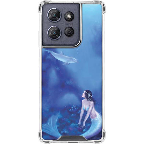 Ultramarine by Rachel Anderson Moto G Stylus 5G (2025) Clear Case