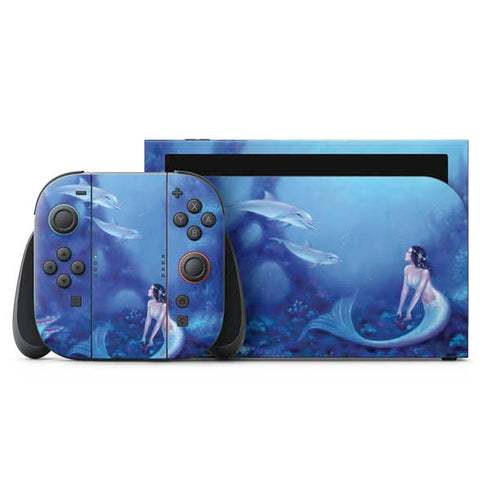 Ultramarine by Rachel Anderson Nintendo Switch 2 (2025) with Joy-Con Skin