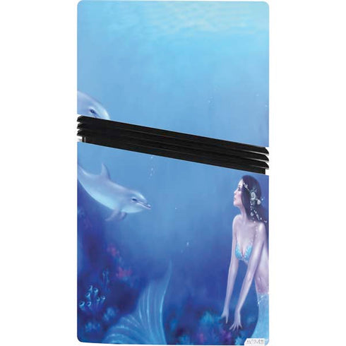 Ultramarine by Rachel Anderson PS5 Pro Console Skin