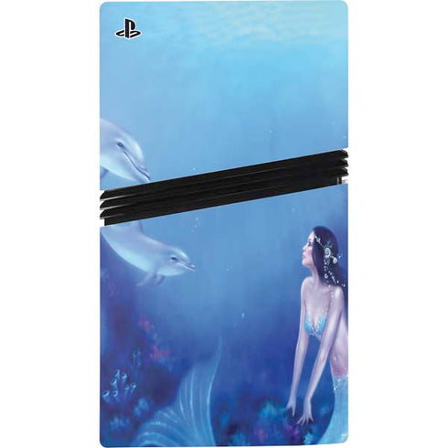 Ultramarine by Rachel Anderson PS5 Pro Disk Bundle Skin