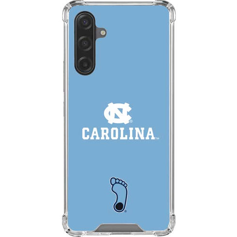 University of North Carolina UNC Carolina Galaxy A17 Clear Case