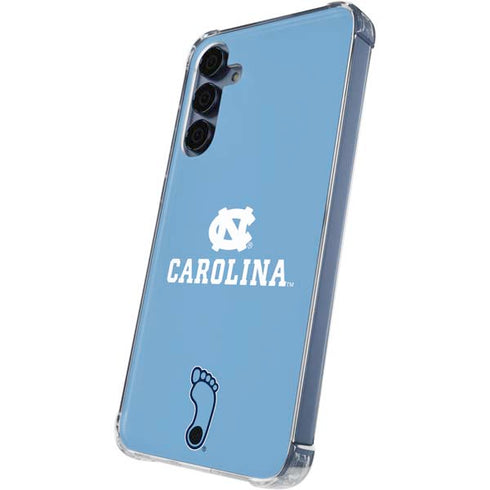 University of North Carolina UNC Carolina Galaxy A55 5G Clear Case