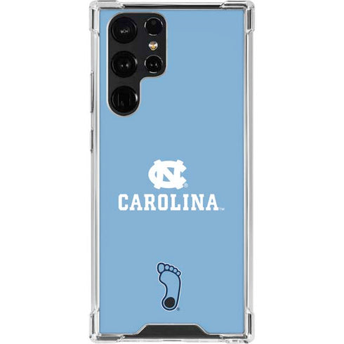 University of North Carolina UNC Carolina Galaxy S23 Ultra Clear Case