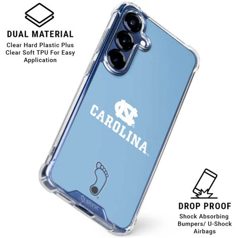 University of North Carolina UNC Carolina Galaxy S25 Plus Clear Case