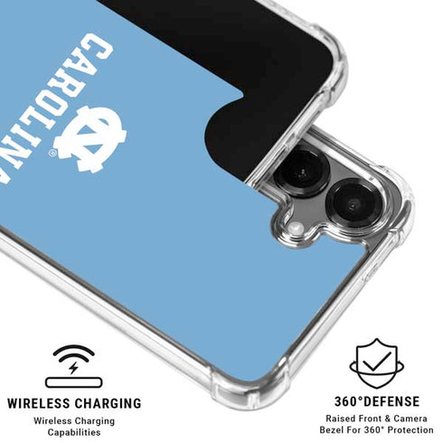 University of North Carolina UNC Carolina Galaxy S26 Plus Clear Case