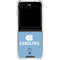 University of North Carolina UNC Carolina Galaxy Z Flip6 Clear Case
