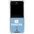 University of North Carolina UNC Carolina Galaxy Z Flip6 Clear Case