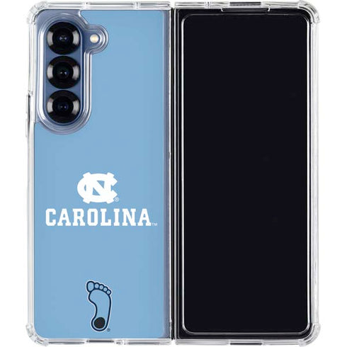 University of North Carolina UNC Carolina Galaxy Z Fold6 Clear Case