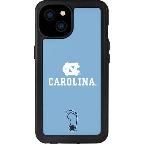University of North Carolina UNC Carolina iPhone 15 Plus Waterproof Case