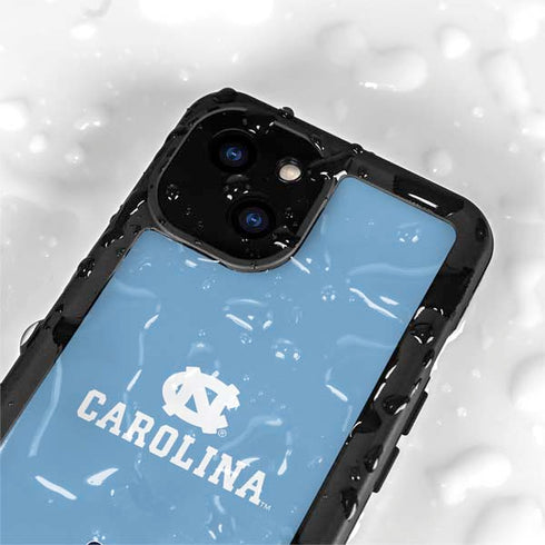 University of North Carolina UNC Carolina iPhone 15 Plus Waterproof Case