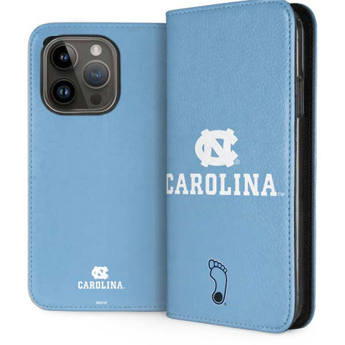 University of North Carolina UNC Carolina iPhone 15 Pro Folio Case