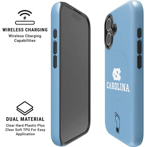 University of North Carolina UNC Carolina iPhone 16 Magsafe Impact Case