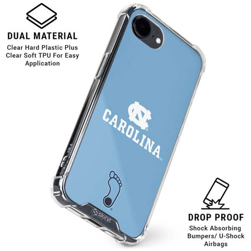 University of North Carolina UNC Carolina iPhone 16e Clear Case