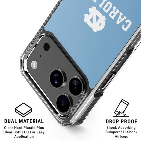 University of North Carolina UNC Carolina iPhone 18 Pro Clear Case