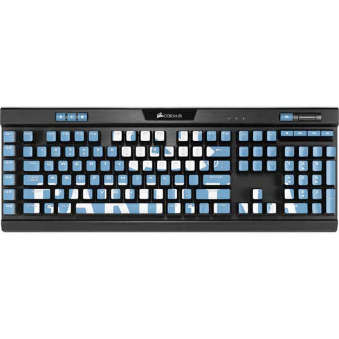 University of North Carolina UNC Carolina K95 RGB PLATINUM Mechanical Gaming Keyboard Skin