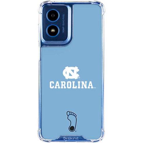 University of North Carolina UNC Carolina Moto G 5G (2024) Clear Case