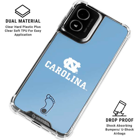 University of North Carolina UNC Carolina Moto G Power 5G (2024) Clear Case