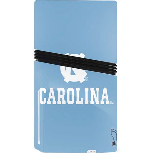 University of North Carolina UNC Carolina PS5 Pro Disk Bundle Skin