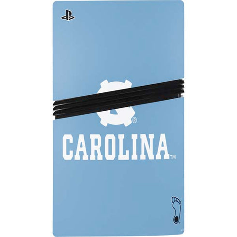 University of North Carolina UNC Carolina PS5 Pro Disk Console Skin