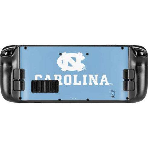 University of North Carolina UNC Carolina Steam Deck Handheld Gaming Computer Skin