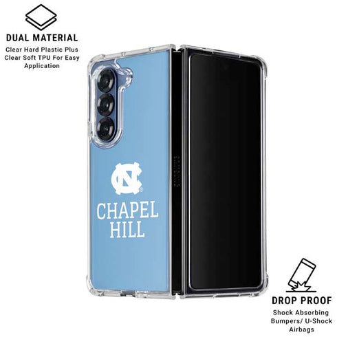 University of North Carolina UNC Chapel Hill Galaxy Z Fold6 Clear Case