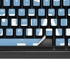 University of North Carolina UNC Chapel Hill K95 RGB PLATINUM Mechanical Gaming Keyboard Skin