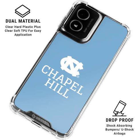 University of North Carolina UNC Chapel Hill Moto G Power 5G (2024) Clear Case