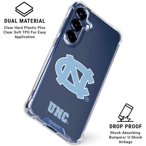 University of North Carolina UNC Logo Galaxy S25 Plus Clear Case