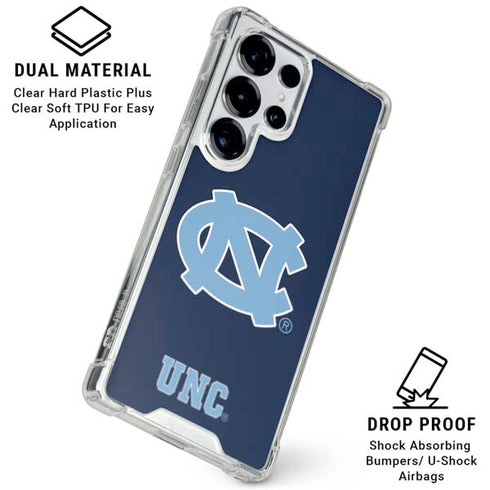 University of North Carolina UNC Logo Galaxy S25 Ultra Clear Case