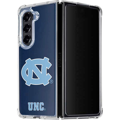 University of North Carolina UNC Logo Galaxy Z Fold5 5G Clear Case