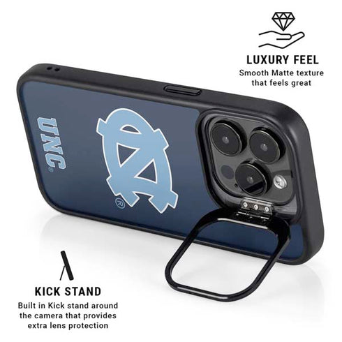 University of North Carolina UNC Logo iPhone 13 Pro Max Kickstand Case