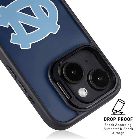 University of North Carolina UNC Logo iPhone 14 Plus Kickstand Case