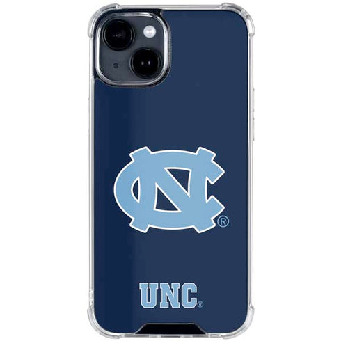 University of North Carolina UNC Logo iPhone 15 Clear Case