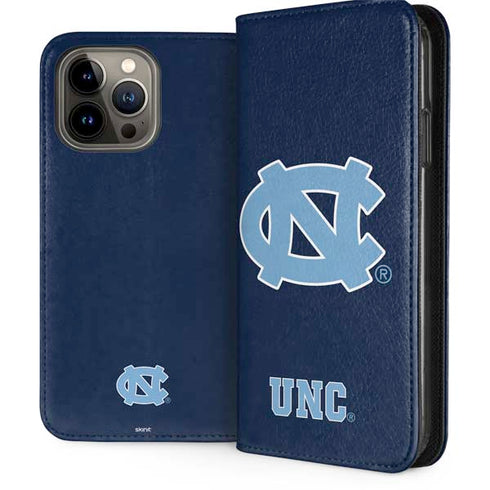 University of North Carolina UNC Logo iPhone 15 Pro Max Folio Case