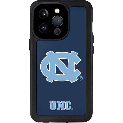 University of North Carolina UNC Logo iPhone 15 Pro Waterproof Case