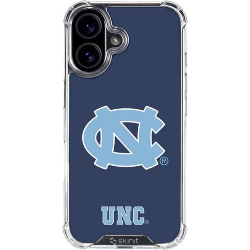 University of North Carolina UNC Logo iPhone 16 Plus Clear Case