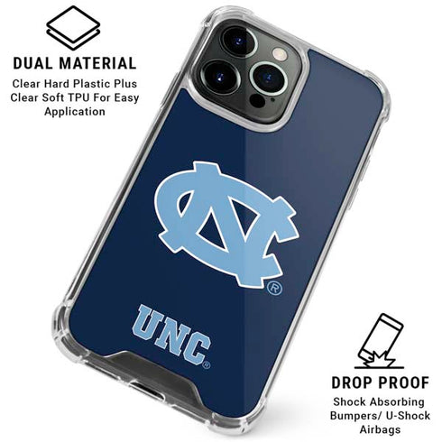 University of North Carolina UNC Logo iPhone 16 Pro Max Clear Case
