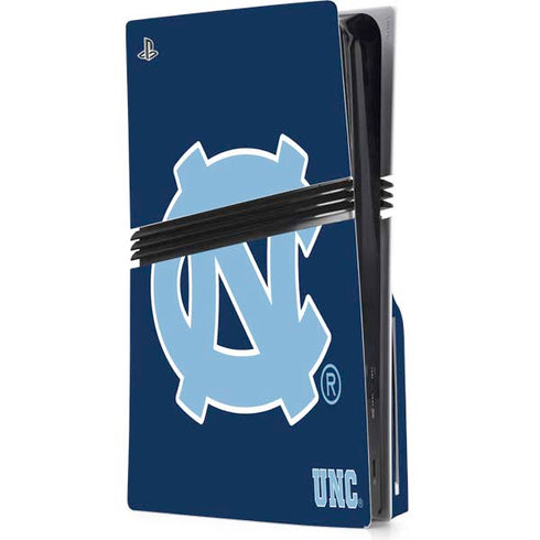 University of North Carolina UNC Logo PS5 Pro Disk Console Skin