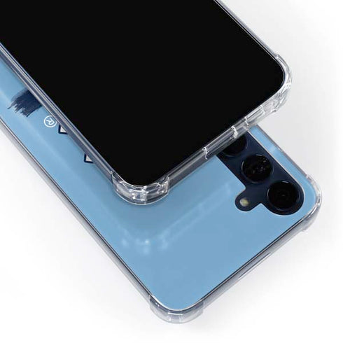 University of North Carolina UNC Tar Heels Galaxy A55 5G Clear Case