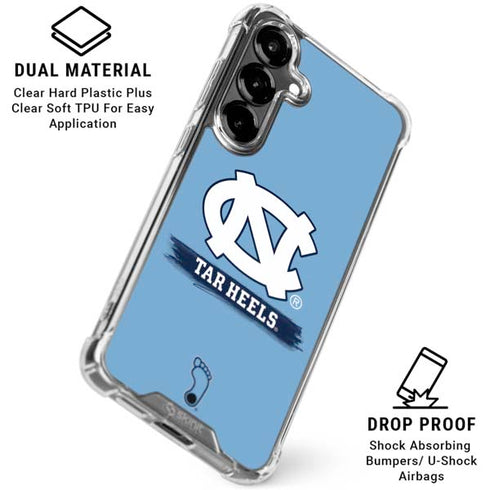 University of North Carolina UNC Tar Heels Galaxy S26 Clear Case
