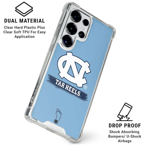 University of North Carolina UNC Tar Heels Galaxy S26 Ultra Clear Case