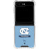 University of North Carolina UNC Tar Heels Galaxy Z Flip6 Clear Case