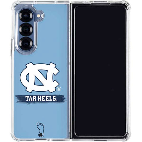 University of North Carolina UNC Tar Heels Galaxy Z Fold7 Clear Case