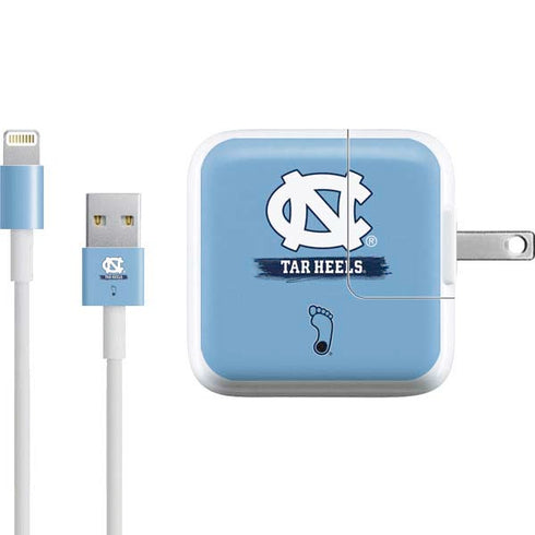 University of North Carolina UNC Tar Heels iPad Charger (10W USB) Skin